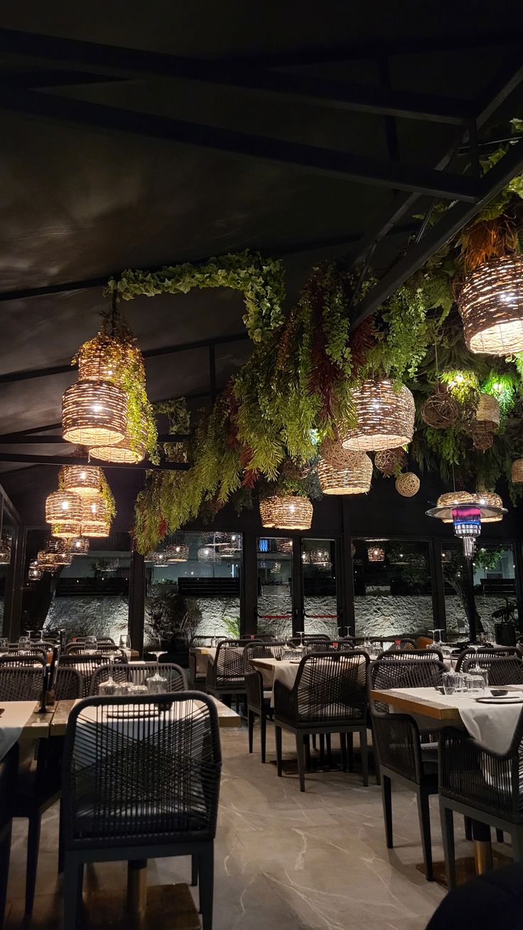 Elegant restaurant interior